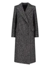 Tagliatore Tailored Black Jacket With Classic Collar And Sophisticated Silhouette In Animal Print