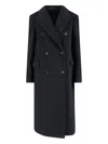 Tagliatore Structured Double-breasted Jacket With Flap Pockets In Blue