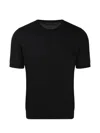 Tagliatore Short Sleeve Round Neck Plain T-shirt