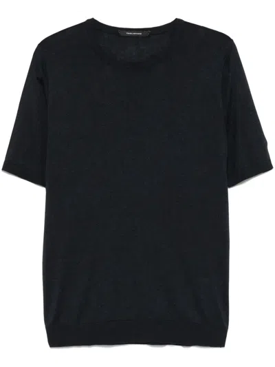 Tagliatore Josh T-shirt In Blue