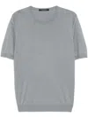 Tagliatore Josh T-shirt In Gray