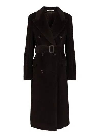 Tagliatore Josie Double Breasted Long Coat Coats Black
