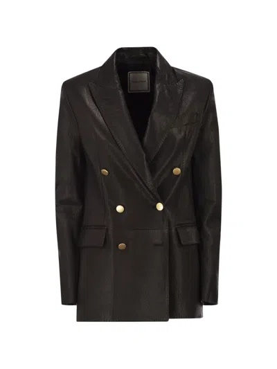 Tagliatore Josie Double-breasted Blazer In Black