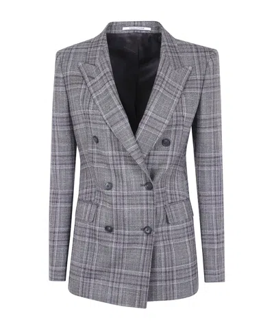 Tagliatore 'j-parigi' Double Breasted Fit Jacket In Gray