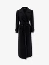 Tagliatore Julia Double-breasted Wool And Cashmere Coat In Black