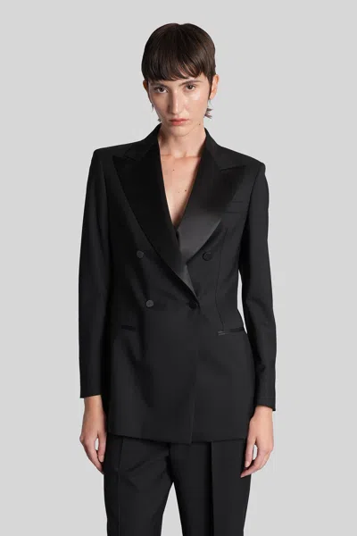 Tagliatore K-elenia Blazer In Black Wool