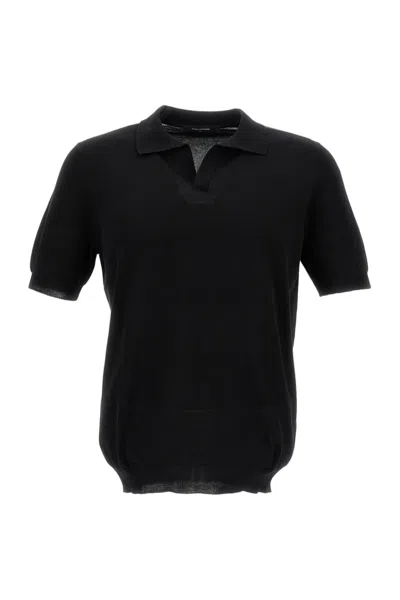 Tagliatore Keith Polo In Black