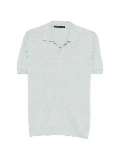 Tagliatore Keith V-neck T-shirt In Gray