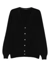 Tagliatore Kieran Buttoned Cardigan In Black