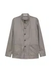 Tagliatore Klein Button-up Patch-pocket Jacket In Gray