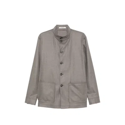 TAGLIATORE KLEIN BUTTON-UP PATCH-POCKET JACKET