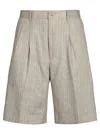 TAGLIATORE TAGLIATORE KNEE-LENGTH BEIGE BERMUDAS