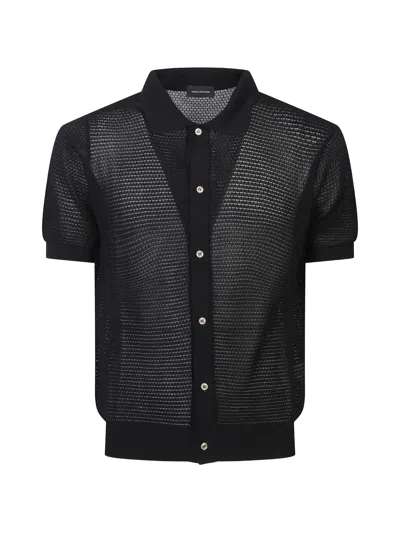Tagliatore Tracy Mesh-knit Shirt In Animal Print
