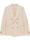Tagliatore Knitted Blazer In Neutrals