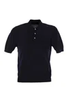 Tagliatore Knitted Cotton Polo Shirt