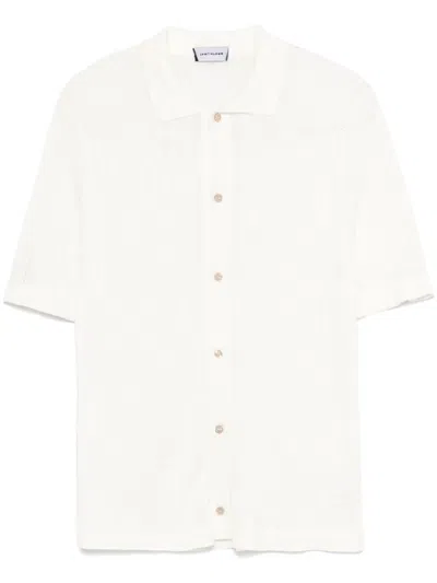 Tagliatore Knitted Shirt In White