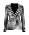 Tagliatore J-alycia Single-breasted Two-button Jacket In Black