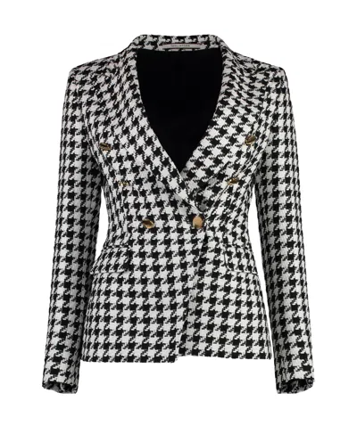 TAGLIATORE TORY BURCH ALYCIA TWO BUTTON BLAZER JACKET