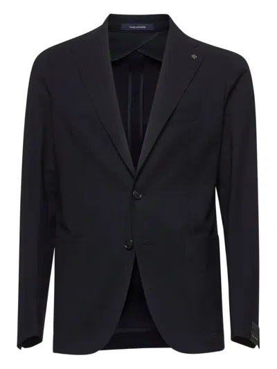 TAGLIATORE LAPEL-PIN TWO-BUTTON BLAZER