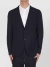 Tagliatore Lapel Single-breasted Jacket With Front Patch Pockets In Blue