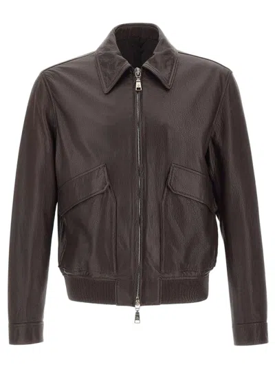TAGLIATORE TAGLIATORE LEATHER JACKET