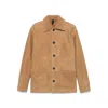 Tagliatore Leather Outerwear In Brown