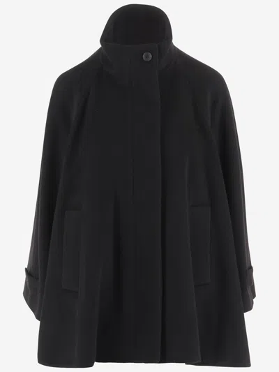 Tagliatore Leila Cape In Black