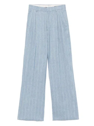 Tagliatore Light Blue Ebony Trousers