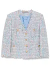 Tagliatore Light Blue Jacket In Multi