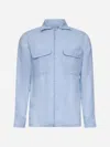 Tagliatore Light Blue Linen Shirt