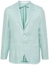 Tagliatore Light Blue Monte Carlo Jacket In Light Blue