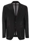 Tagliatore Lightweight Technical Fabric Jacket In Black
