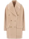 Shop Tagliatore Lilliane Coat In Neutrals