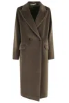 Tagliatore Double-breasted Coat In Green