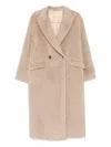 Tagliatore Linden Double-breasted Pocket Long Coat In Neutral