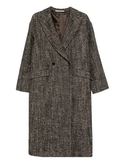 TAGLIATORE LINDEN DOUBLE-BREASTED WOOL COAT