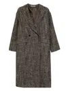 Tagliatore Linden Double-breasted Wool Coat Clothing In Brown