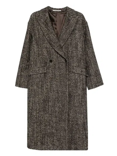 TAGLIATORE TAGLIATORE LINDEN DOUBLE-BREASTED WOOL COAT CLOTHING