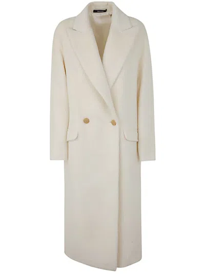 Tagliatore Linden Teddy Coat In White