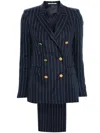 TAGLIATORE LINEN DOUBLE-BREASTED JACKET