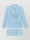 Tagliatore Double-breasted Linen Pant Suit