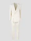 TAGLIATORE LINEN DOUBLE-BREASTED TAILORED SUIT