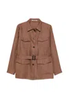 Tagliatore Linen Jacket In Multi