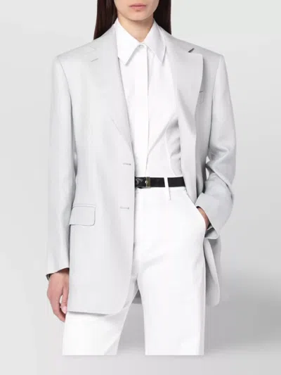 TAGLIATORE LINEN JACKET SINGLE BREASTED NOTCH LAPEL