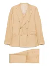 Tagliatore Linen Suit In 中性色