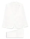 Tagliatore Single-breasted Dress In White