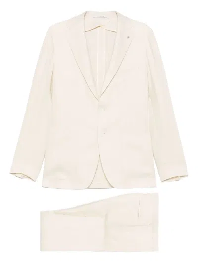TAGLIATORE LINEN TWO-BUTTON SUIT