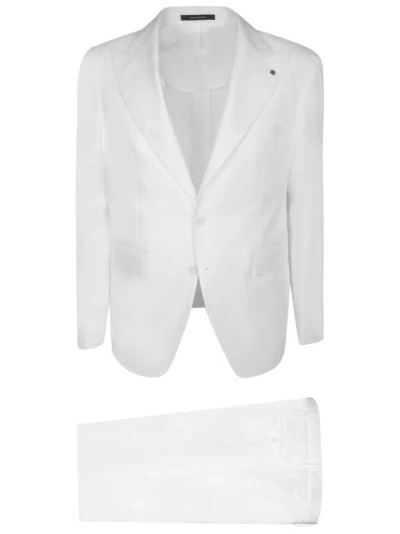Tagliatore Linend Suit In White
