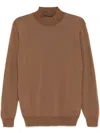 Tagliatore Lionel Sweater In Brown