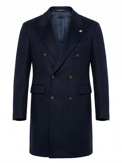 Tagliatore `londra` Coat In Blue